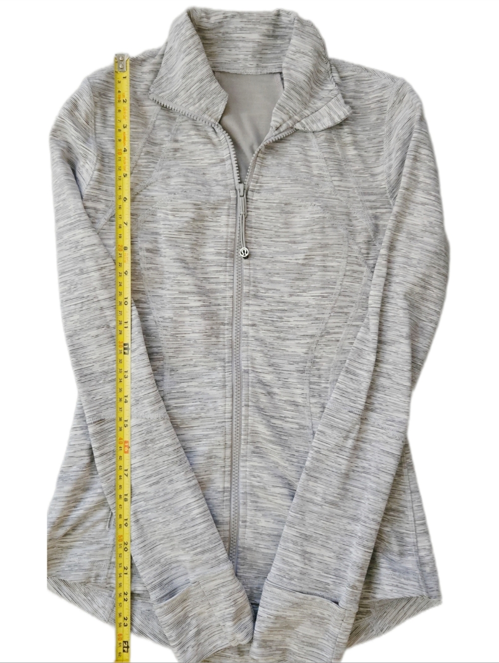 Lululemon Define Jacket Gray Space Dye Size 6 - Picture 4 of 6